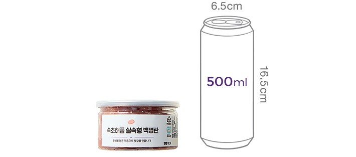 [속초해품] 실속형 백명란 330g (냉장)