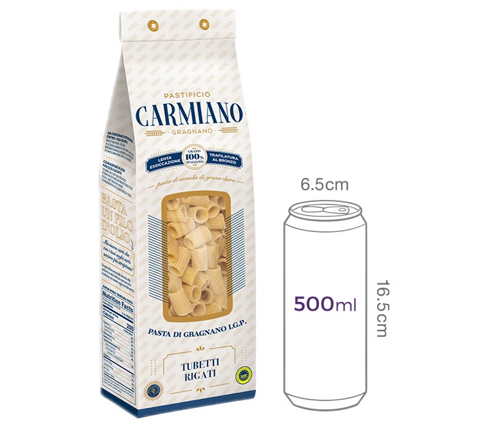 [까르미아노] 투베띠 리가티 500g