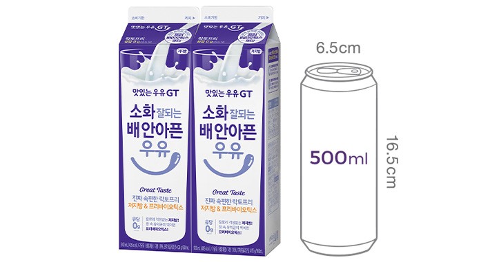 [남양] 맛있는우유 GT 저지방 락토프리 프리바이오틱스 900mL X 2입
