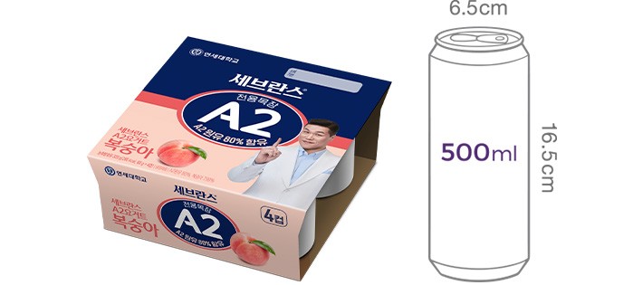 [연세우유] A2 떠먹는 요거트 복숭아 (80g X 4개)