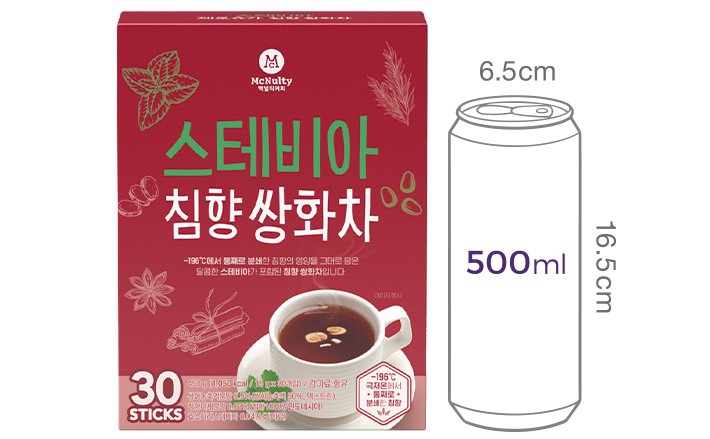[맥널티] 스테비아 침향 쌍화차 (15g X 30개)