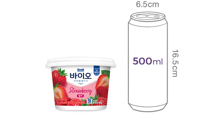 [매일유업] 바이오 요거트 딸기 400g