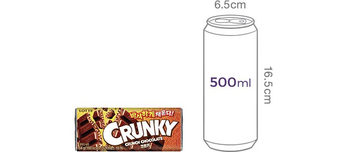 [롯데] 크런키 바 34g