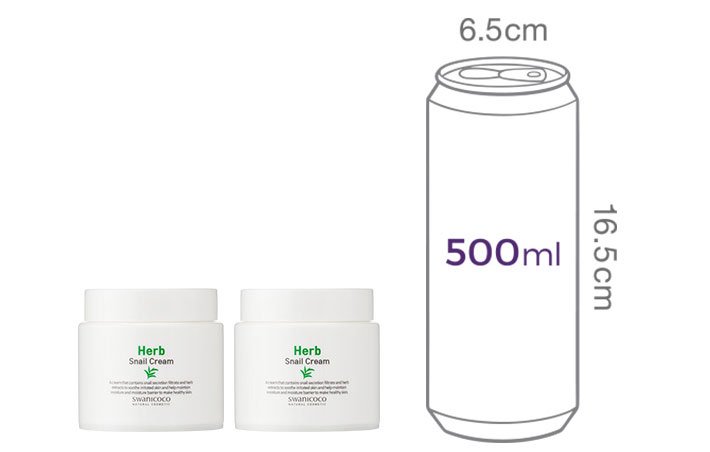 [스와니코코] 허브 스네일 크림 50ml X2개