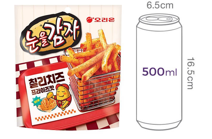 [오리온] 눈을감자 칠리치즈프라이즈 96g