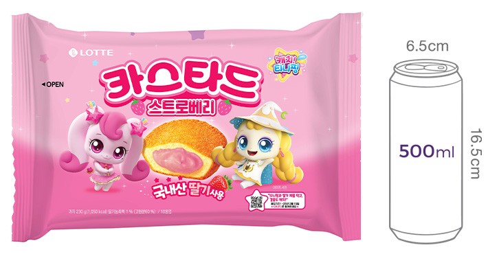 [롯데] 캐치!티니핑 x 카스타드 스트로베리 230g
