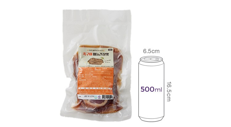[족굽당] 마늘 간장 족구이 500g (냉동)