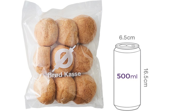 [브로드카세] 단백질을 더한 저당 통밀모닝빵 (9입)