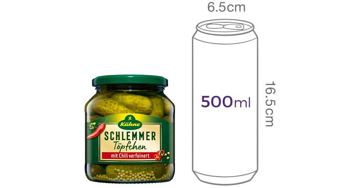 [퀴네] 슬램머퇴프첸 (칠리/매운) 530g