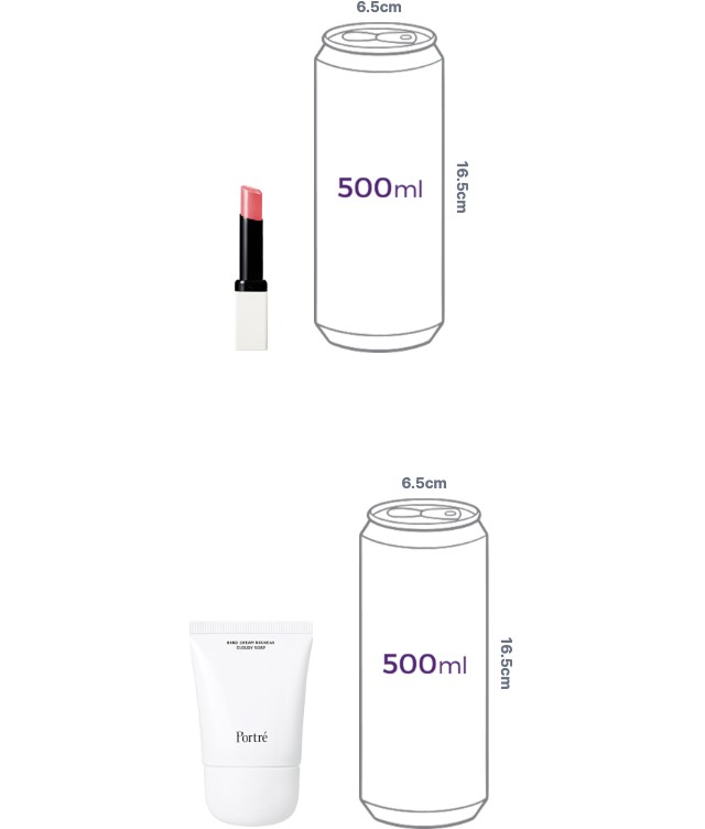 [포트레] 베어 컬러 립밤 &핸드크림 누보 2종 기프트 세트 (모어로즈+클라우디솝)