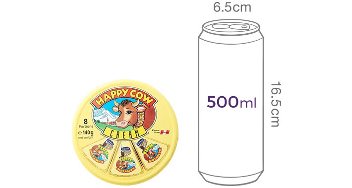 [해피카우] 포션 치즈 크림 140g