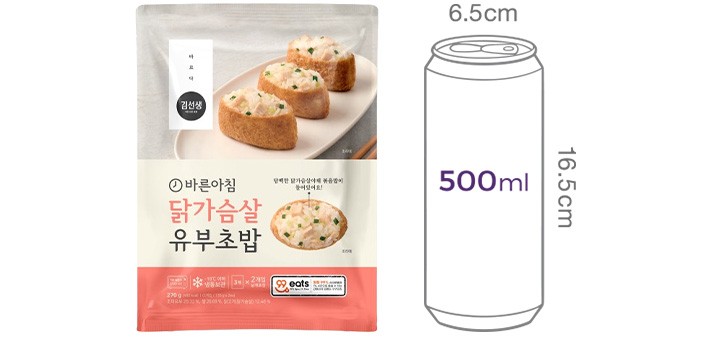 [바르다 김선생] 닭가슴살 유부초밥 