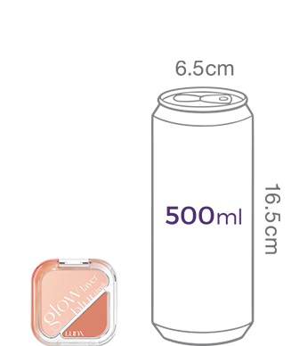[루나] 글로우 레이어 블러 치크 1호 피치 쉐이크