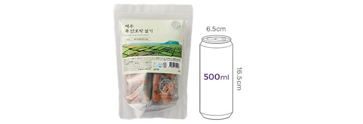 [큰행복] 제주 쑥 단호박 설기 (90g X 5개)