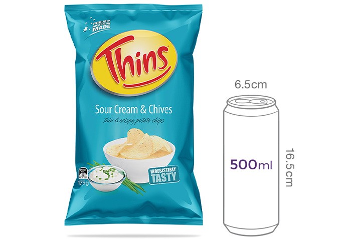 [씬] 감자칩 사우어크림&차이브 175g