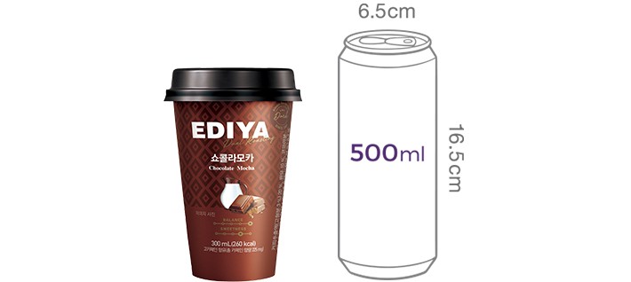 [이디야] 쇼콜라 모카 300mL