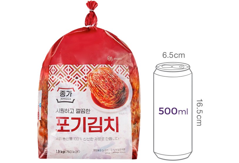 [종가] 포기김치 1.9kg