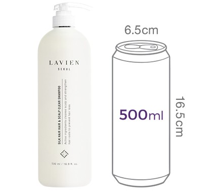 [라비앙] 실크 헤어 헤어앤스칼프 클리어 샴푸 500ml