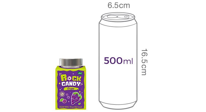 [위니비니] 락캔디 (포도) 115g