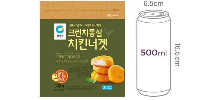 [청정원] 크런치통살치킨너겟 300g