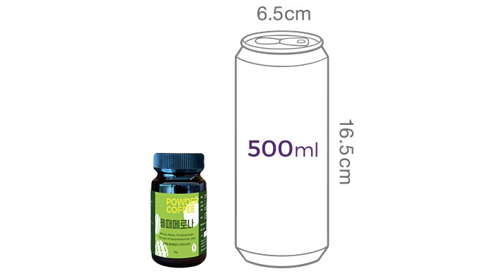 [커피화] 올때 메로나 파우더 커피 10g