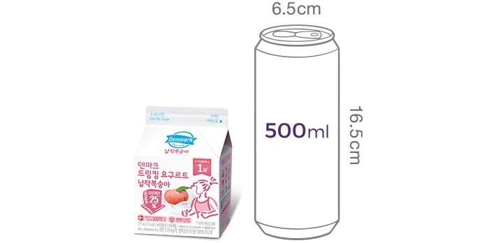 [덴마크] 드링킹 요구르트 납작복숭아 275mL X 3입