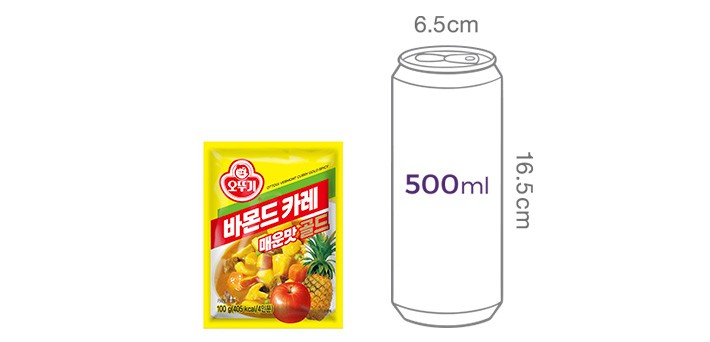 [오뚜기] 바몬드카레골드 매운맛 100G