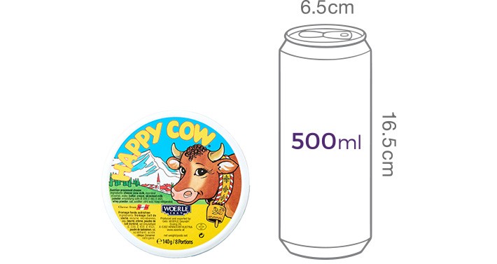 [해피카우] 포션 치즈 오리지널 140g