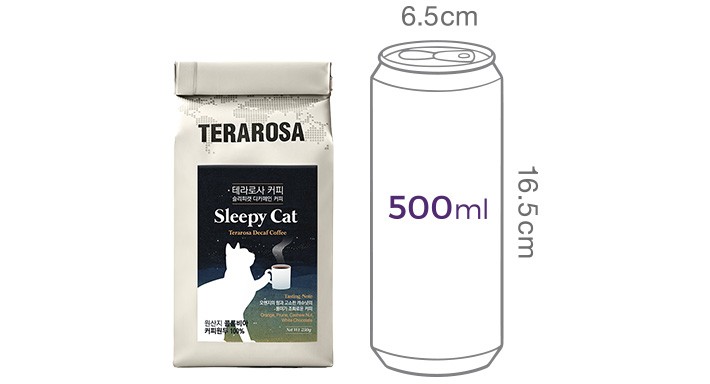 [테라로사] 콜롬비아 슬리피 캣 디카페인 원두 250g