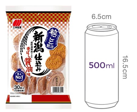 [산코제과] 니가타 시코미 쇼유 126g (30개입)