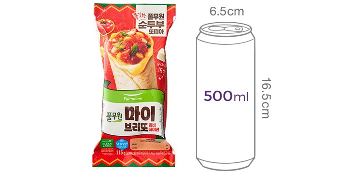 [풀무원] 마이브리또 콤비네이션 2개입