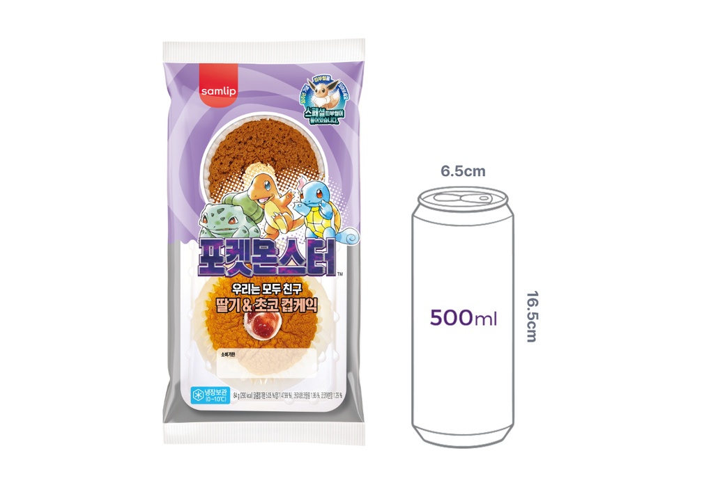 [삽립] 우리는 모두 친구 딸기&초코컵케익 84g