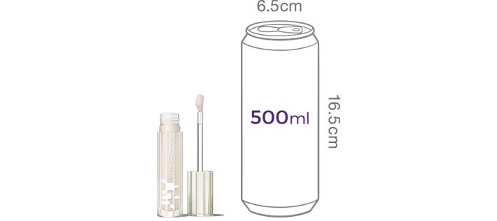 [맥] 립글라스 에어 논-스틱 글로스 프로스팅 (클리어 핑크 펄)