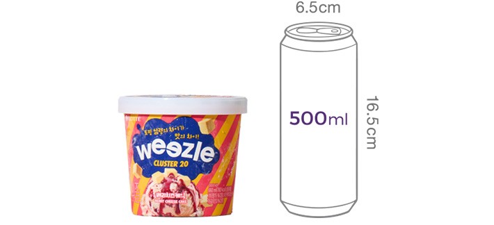 [롯데웰푸드] 위즐 베리치즈케익 660mL