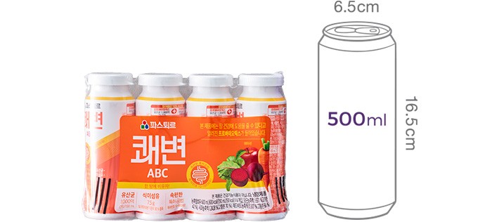 [파스퇴르] 쾌변 ABC 주스맛 (150mL X 4개)