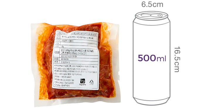 [형닭마켓] 수비드 닭목살 매콤양념구이 250g