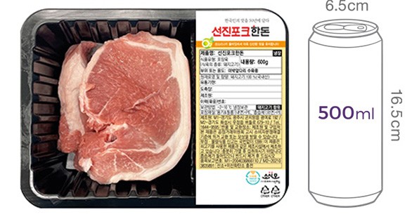 [선진포크한돈] 수육용 미박앞다리 600g (수육재료 증정)