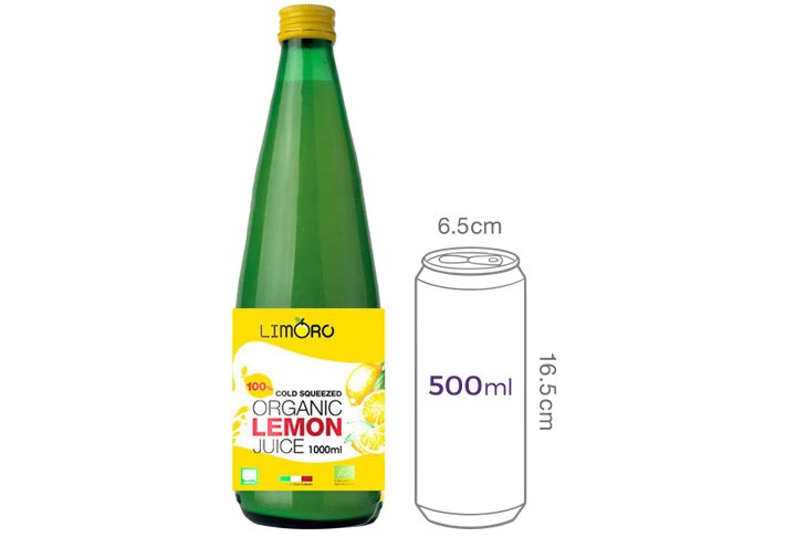 [리모로] 100% 유기농 레몬착즙 주스 1L