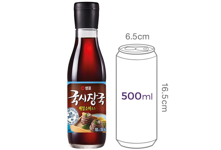 [샘표] 국시장국 메밀소바소스 350ml 