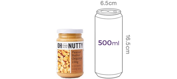 [오넛티] 100% 견과 스프레드 3구 (땅콩+아몬드)