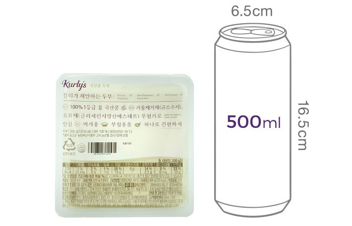 [Kurly's] 국산콩 두부 300g