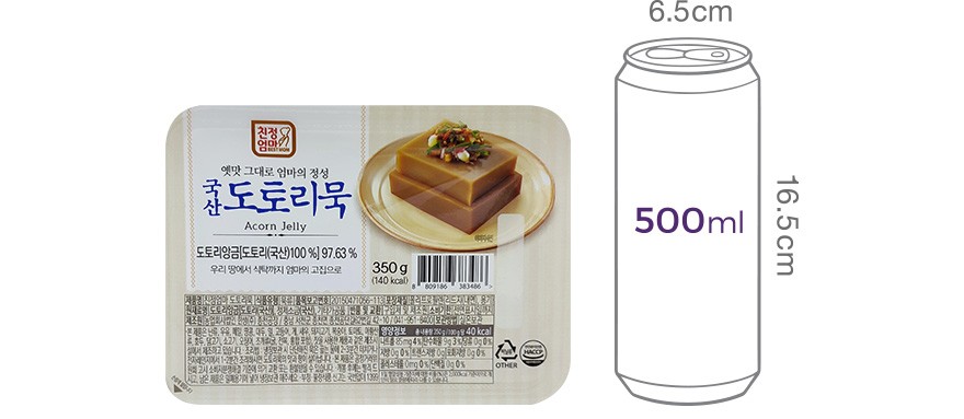 [친정엄마] 국산 도토리묵 350g