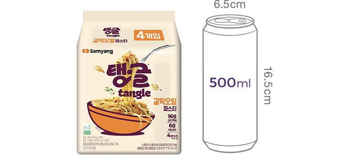 [삼양] 탱글 갈릭오일파스타 4입