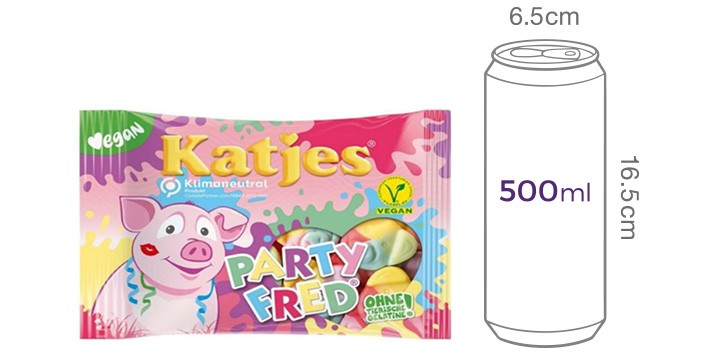 [캇예스] 비건 젤리 파티 프레드 175g