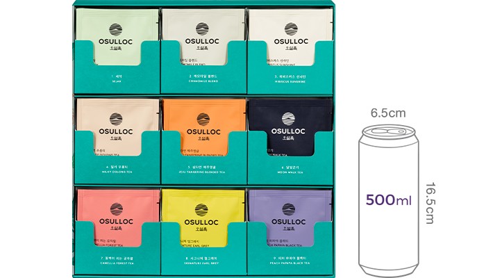 [오설록] 차의 정원 9종 선물세트