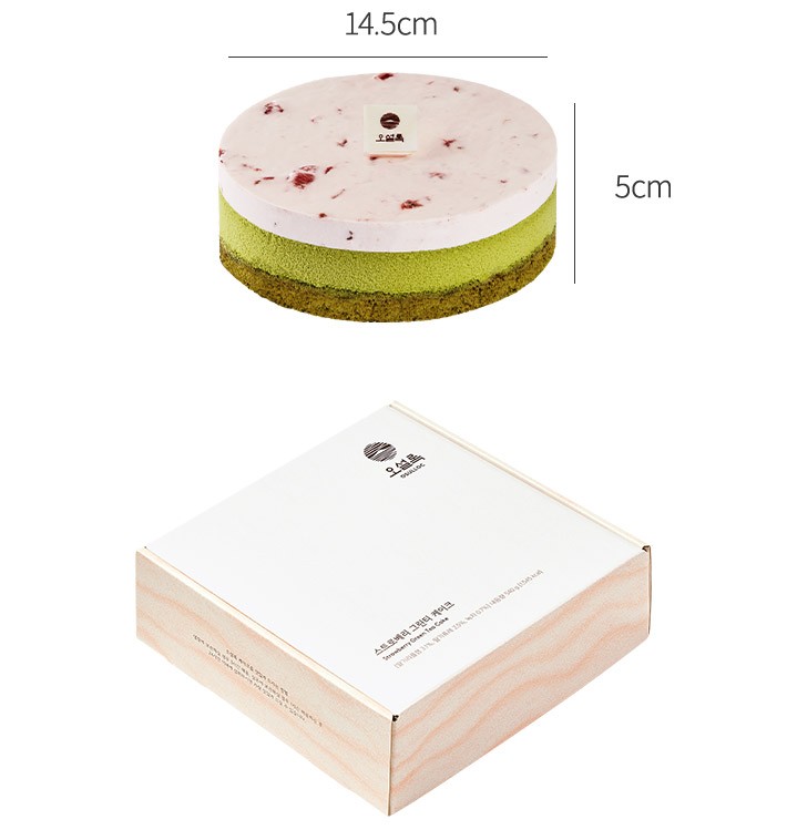 [오설록] 스트로베리 그린티 케이크 540g