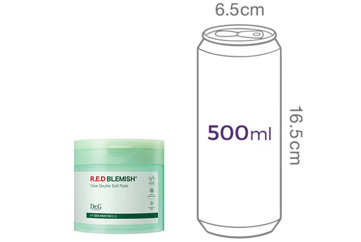 [닥터지] 레드 블레미쉬 클리어 더블 결 패드 60매