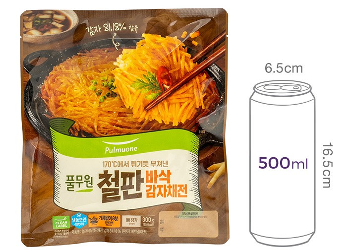 [풀무원] 철판 바삭 감자채전 300g