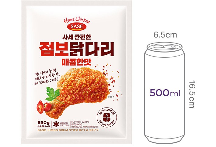 [사세] 점보닭다리 매콤한맛 (4개입)