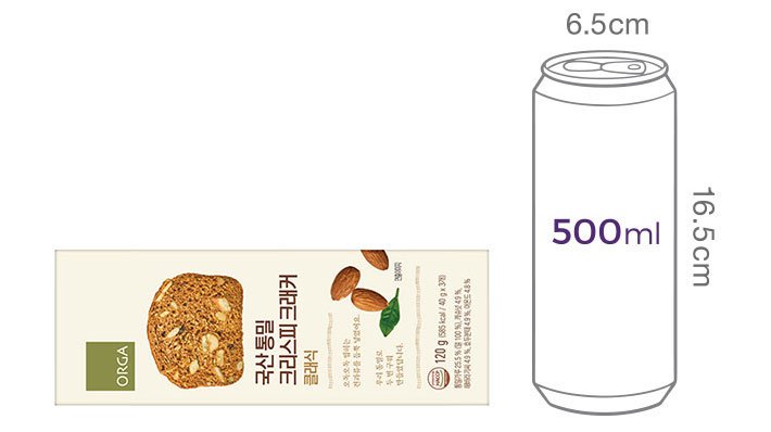 [올가] 국산 통밀 크리스피 크래커 클래식 120g